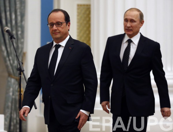 Путин отменил свой визит во Францию