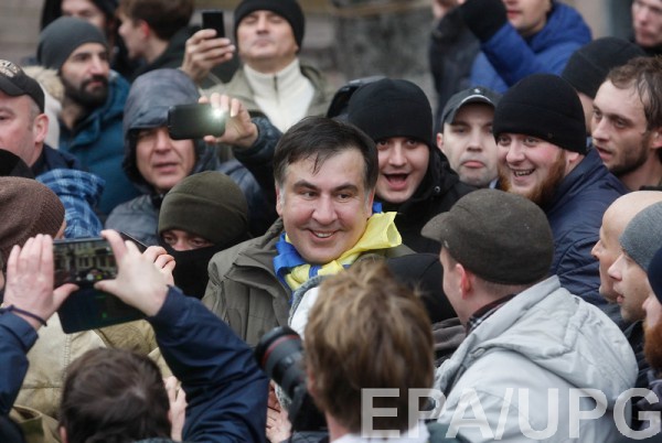Освобожденный своими сторонниками Саакашвили призвал к новому Майдану