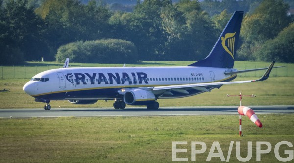 Ryanair анонсировала новые рейсы из Украины