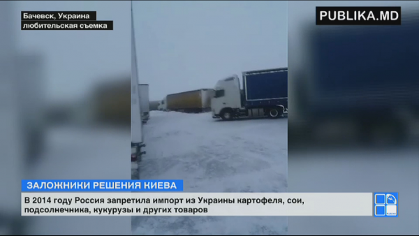 На границе России и Украины застряли фуры с товаром для Молдовы