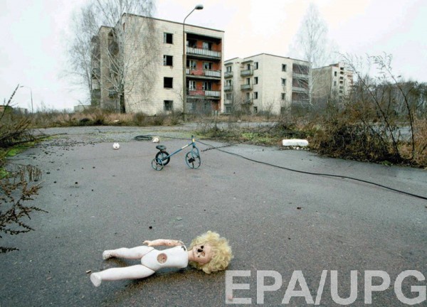 В результате аварии Припять стал городом-призраком