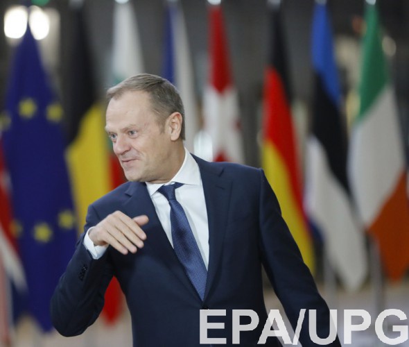 Туск попрощался с украинцами в должности главы Евросовета