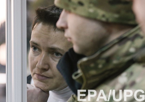 Савченко просит охрану для своих родных