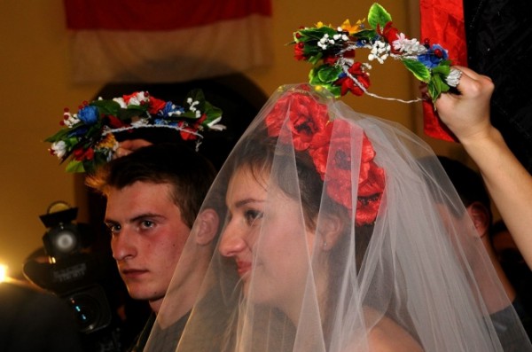 Первая свадьба на Евромайдане