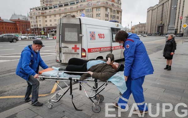 Госпитализация пенсионерки с подозрением на коронавирус в центре Москвы