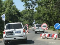 ОБСЕ: В Луганске грузовики с военной техникой