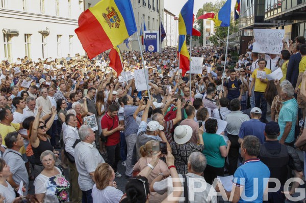 Протесты в Кишиневе