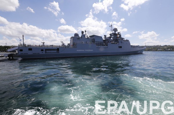 Черноморский флот провел учения в Черном море