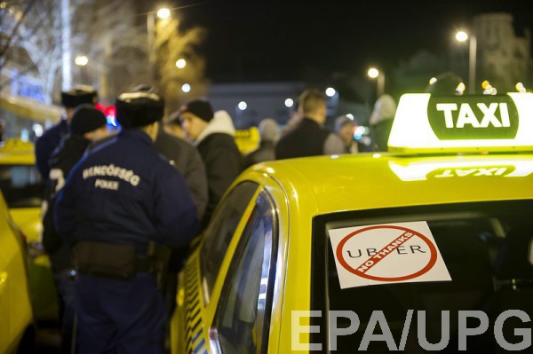 Такси Uber не будет работать в Венгрии