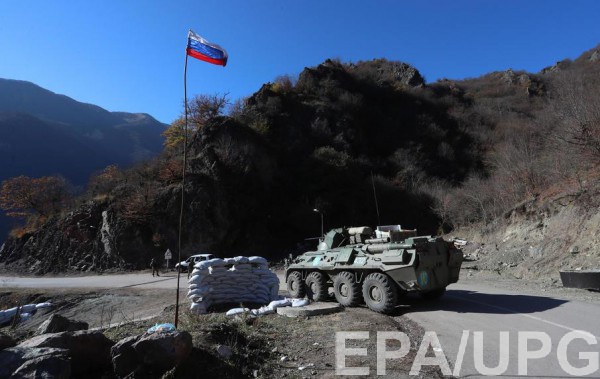 Российские военные в Нагорном Карабахе