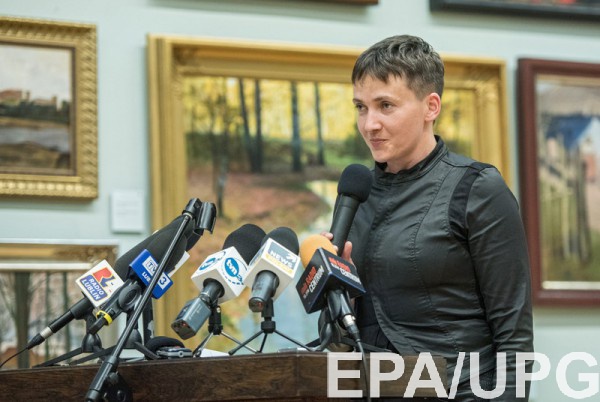 Савченко выступила в Музее Берлинской стены