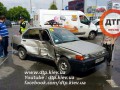 В Киеве: Mitsubishi протаранил Nissan с инвалидом