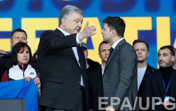 Порошенко и Зеленский встретились на дебатах