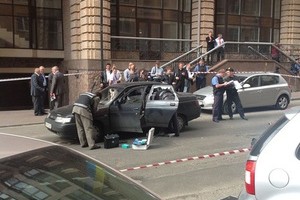 В интернете появилось видео стрельбы в центре Киева