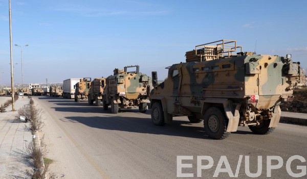 Турецкие военные уничтожили сирийский конвой в Идлибе