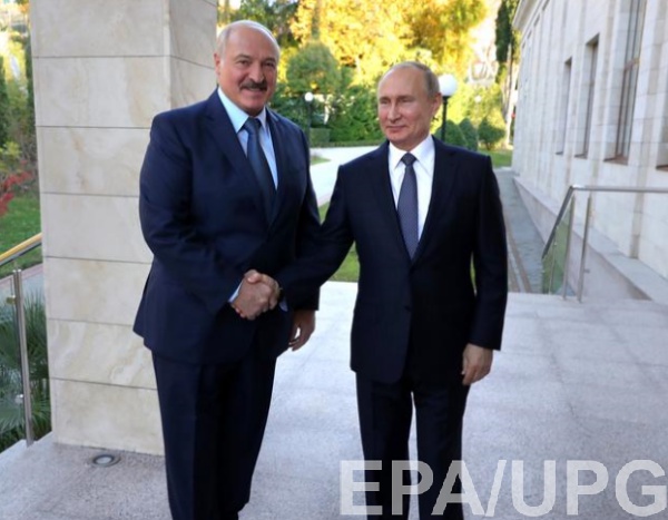 Президент Белоруссии Александр Лукашенко и Президент РФ Владимир Путин