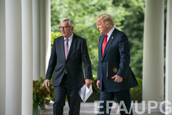 Трамп и Юнкер пришли к соглашению на фоне всеобщего страха перед перспективой торговой войны