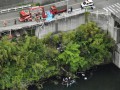 В Японии автобус с пассажирами упал в водохранилище: есть жертвы