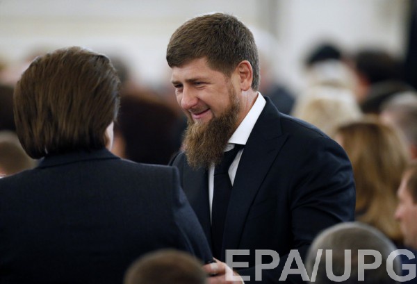 Во время игры, спецназ "неожиданно навалился" на главу Чечни
