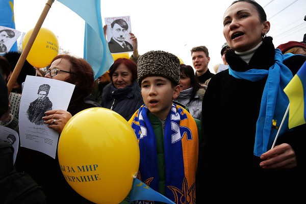 Крым. Митинг в честь 200-летия Шевченко Крым. Митинг в честь 200-летия Шевченко