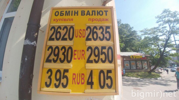 На теневом рынке Украины доллар утром в понедельник, 20 мая, можно купить по 26,35 грн