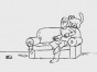 Simon Cat TV Diner