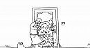Simon's cat "Let me in"
