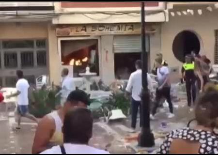 Не менее 70 человек пострадали из-за взрыва газового баллона в испанском кафе