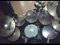 Dragonforce - Through the Fire and Flames drums cover(remake)