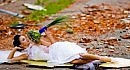 Trash the wedding dress
