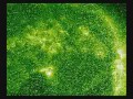 SOHO observations of the Sun's outer atmosphere (FeXII at 19.5nm)