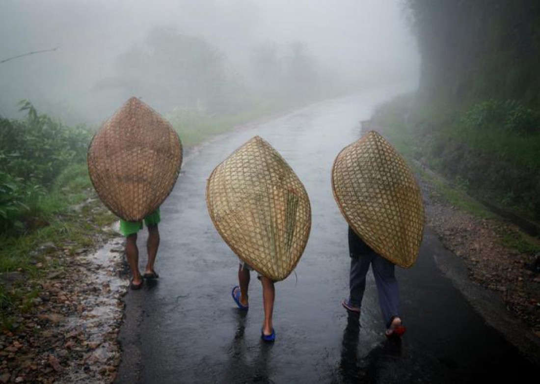 Дожди и жители Маусинрам, Индия