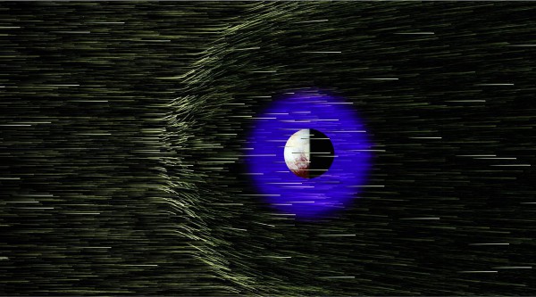 Сонячний вітер і Плутон