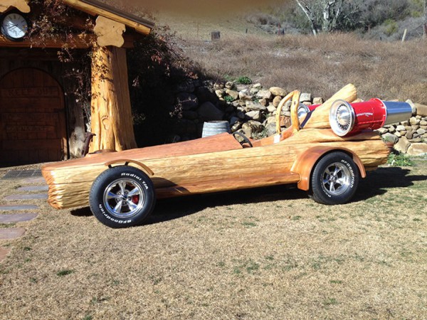 Уникальный деревянный автомобиль