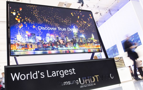 Самый большой телевизор формата Ultra High Definition на 110 дюймов