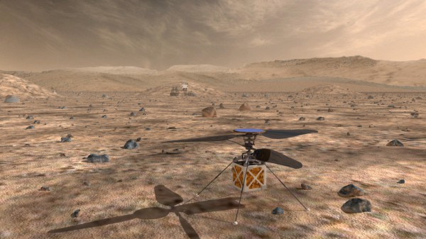 NASA пошлет на Марс вертолеты