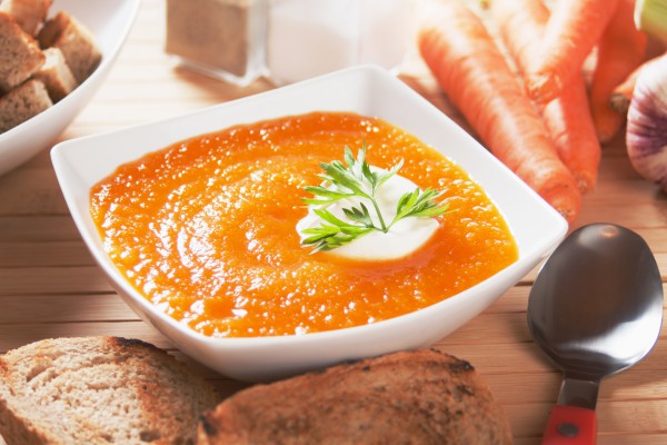Рецепт 
                Морковный суп со сливками
            
