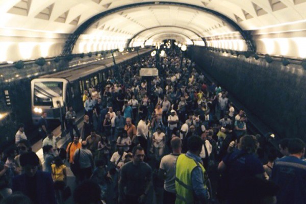 Авария в московском метро